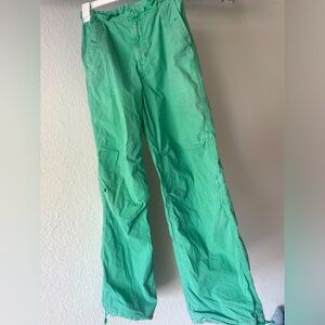 American Eagle Turquoise Womens Cargo Pants Size L